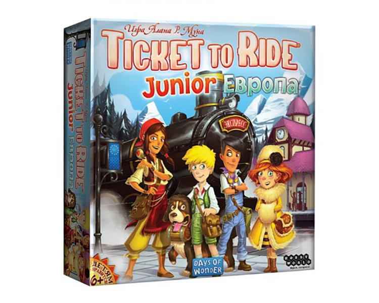 Настольная игра Ticket to Ride Junior: Европа Hobby world 