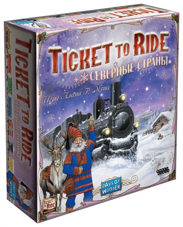 Настольная игра Ticket to Ride Северные страны Hobby world 