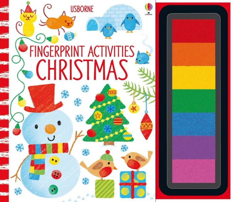 Fingerprint Activities Рождество Usborne